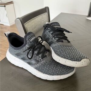 Adidas Black and White Knit Sneakers